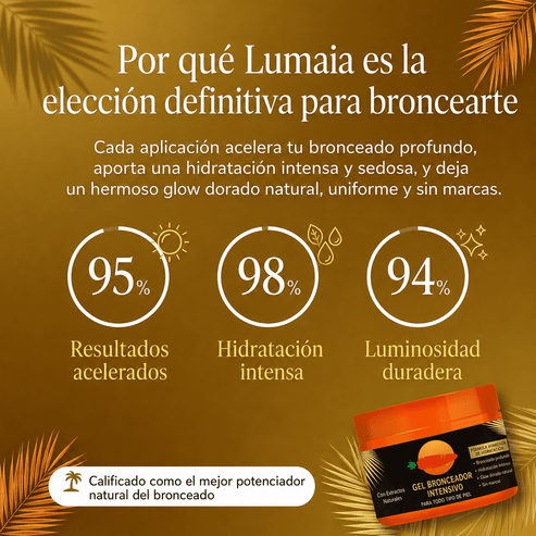 Resultado luminoso con Lumaia Golden Carrot Gel